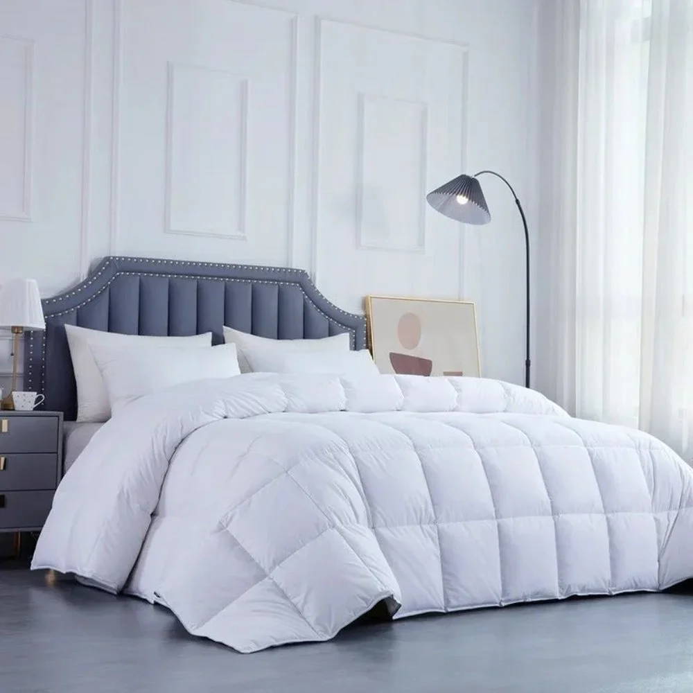 HOMBYS 100% Down Hypoallergenic Oeko-Tex Certified Oversized Queen Comforter